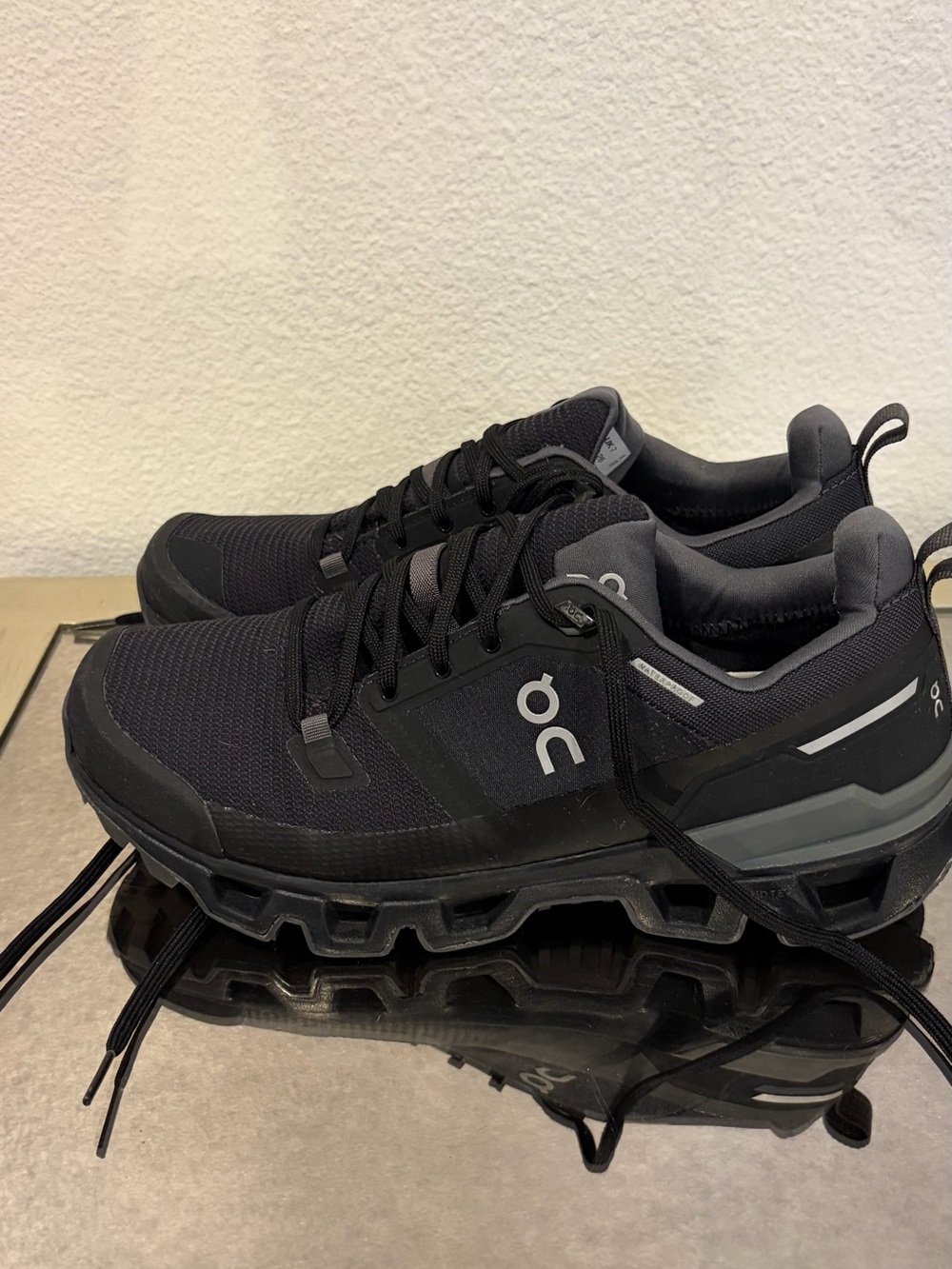 On sneakers